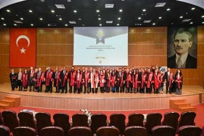 KM&Uuml;&rsquo;de akademik performans ve c&uuml;bbe giyme t&ouml;reni d&uuml;zenlendi
