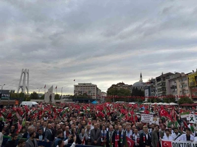 Kocaeli’de Sumud Filosu için dev miting
