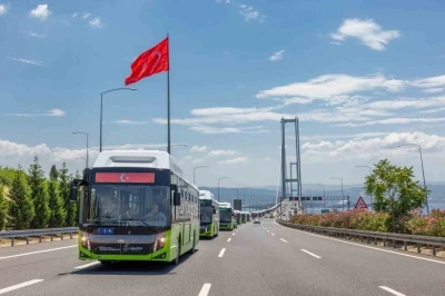 Kocaeli&rsquo;de toplu ulaşımın y&uuml;k&uuml;n&uuml; b&uuml;y&uuml;k oranda doğalgazlı otob&uuml;sler &ccedil;ekiyor
