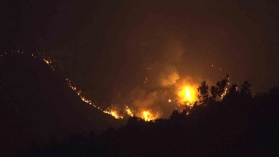 Kocaeli’deki orman yangını 8,5 saattir sürüyor: Rüzgar müdahaleyi güçleştiriyor
