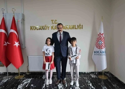 Kocak&ouml;y&rsquo;de &ccedil;ocuklara "temsili kaymakamlık sertifikası" verildi
