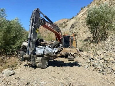 Kontrolden çıkan araç şarampole yuvarlandı: 1 yaralı
