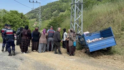 Kontrolden tarım aracı devrildi: 5 yaralı
