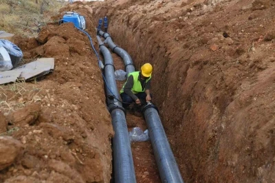 Konya B&uuml;y&uuml;kşehir&rsquo;den 282 kilometre yeni su ve kanalizasyon şebekesi
