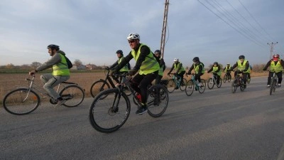 Konya Büyükşehir'in bisiklet turlarında rota bu kez Lystra Antik Kenti oldu