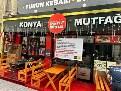 Konya B&uuml;y&uuml;kşehir Zabıtası&rsquo;ndan t&uuml;keticiyi aldatan işletmeye 3 g&uuml;n faaliyetten men cezası
