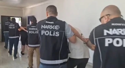 Konya’da 82 ayrı uyuşturucu operasyonu: 79 şüpheli tutuklandı
