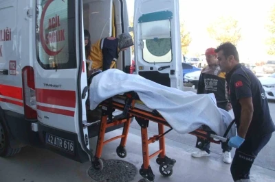 Konya’da inşaattan düşen işçi yaralandı
