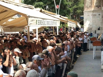 Konya’da kazada ölen motosiklet sürücüsü son yolculuğuna uğurlandı
