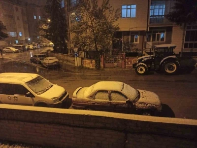 Konya&rsquo;da Mayıs ayında kar yağdı
