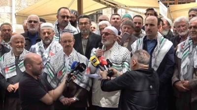 Konya&rsquo;da Sumud Filosu&rsquo;na destek a&ccedil;ıklaması
