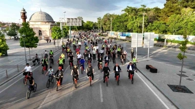 Konya&rsquo;nın 31 il&ccedil;esinde bisiklet s&uuml;r&uuml;ş etkinliği d&uuml;zenlendi
