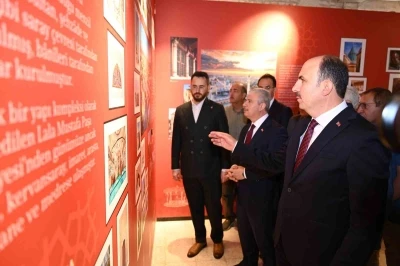 Konya’nın bin yıllık vakıf kültürünü anlatan sergi açıldı
