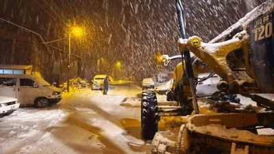 Konya&rsquo;nın kayak merkezi beyaza boyandı
