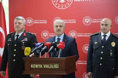 Konya Valisi Akın, güvenlik ve asayiş olaylarını değerlendirdi
