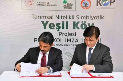 KOP destekli &rsquo;Yeşil K&ouml;y&rsquo; projesi i&ccedil;in imzalar atıldı
