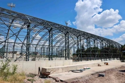 K&ouml;rfez&rsquo;de &Ccedil;amlıtepe Spor Kompleksi&rsquo;nin yapım &ccedil;alışmaları s&uuml;r&uuml;yor
