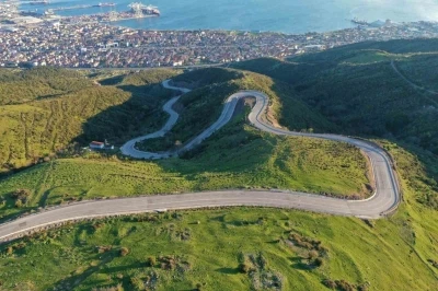 K&ouml;rfez İlimtepe Bağlantı Yolu&rsquo;nda 2. etaba hazırlık
