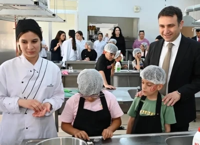 K&ouml;şk&rsquo;te "Minik Şefler Mutfakta" etkinliği d&uuml;zenlendi
