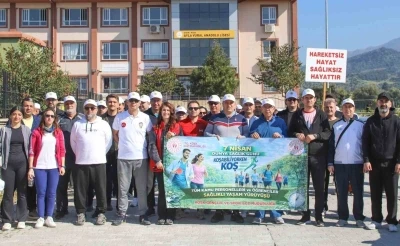 K&ouml;şk&rsquo;te &rsquo;Sağlıklı Yaşam Y&uuml;r&uuml;y&uuml;ş&uuml;&rsquo; etkinliği yapıldı
