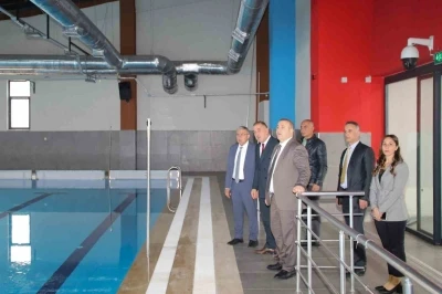 Köşk Yüzme Havuzu’nu incelediler
