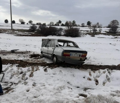 K&ouml;y korucusu kazada yaralandı
