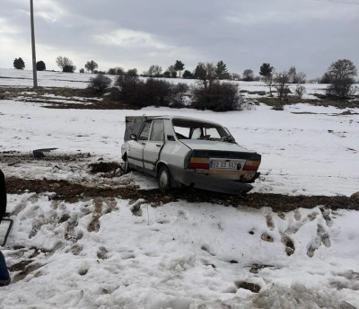 K&ouml;y korucusu kazada yaralandı