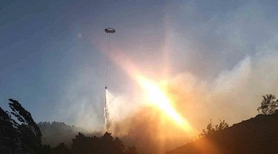 Köyceğiz’de güneşin ilk ışıkları ile hava müdahalesi tekrar başladı
