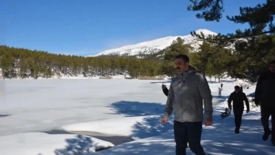 K&ouml;yceğiz G&ouml;k&ccedil;eova G&ouml;leti dondu
