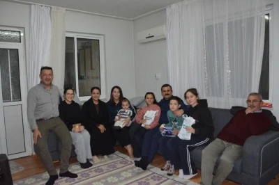 K&ouml;yceğiz Kaymakamı Kumcu, ilk iftarda &Ccedil;elik ailesine konuk oldu
