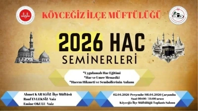 K&ouml;yceğizli hacı adaylarına seminer verilecek
