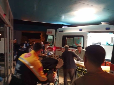 Koyununu kurtarmak isterken 70 metrelik yamaçtan düşerek yaralandı
