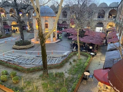 Koza Han&rsquo;da kafelerin tahliye kararına yargı freni
