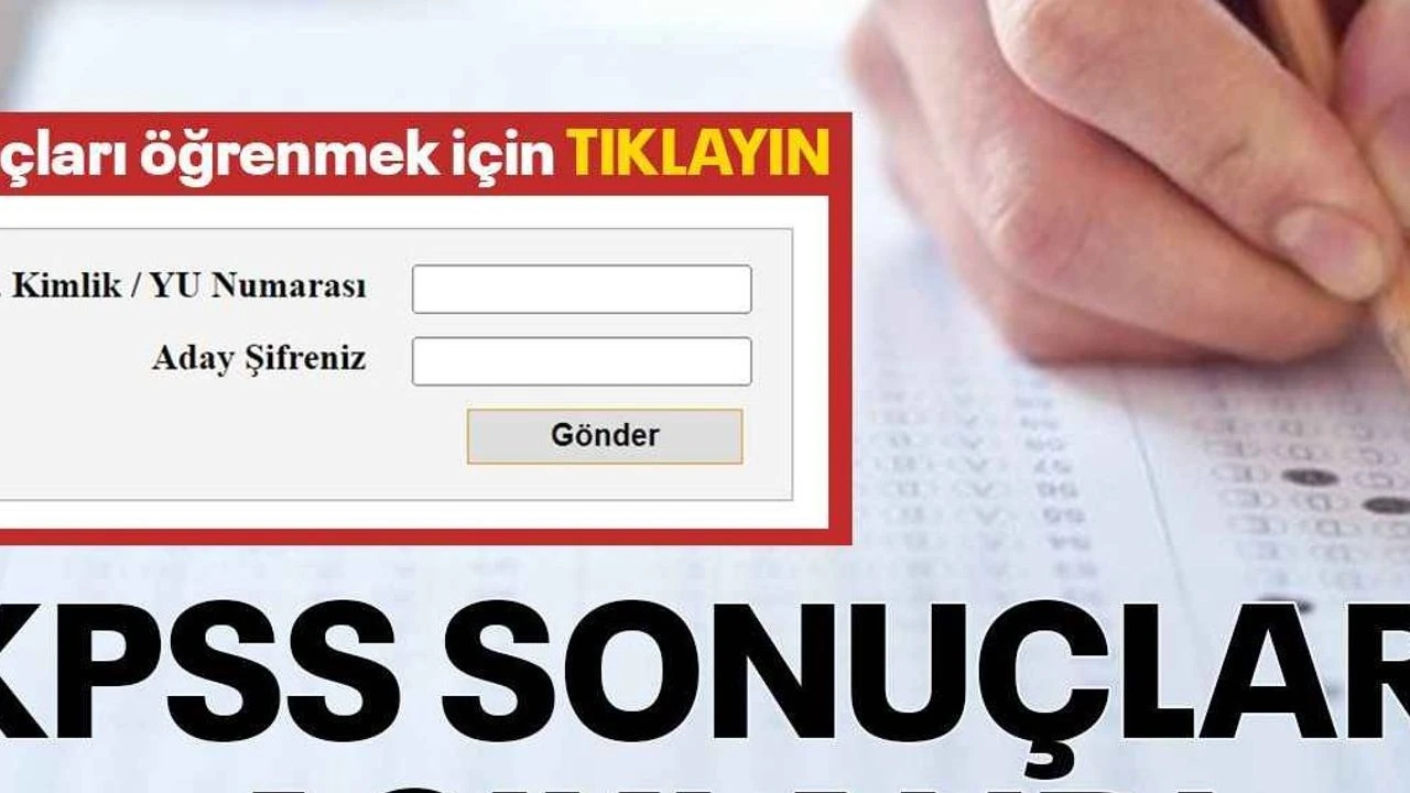 KPSS sonuçları açıklandı