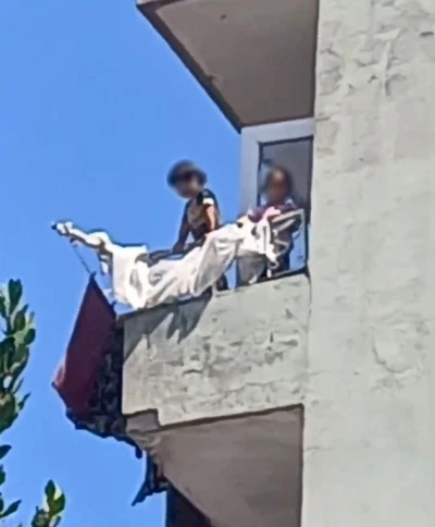 Küçük çocuklar yürekleri ağza getirdi
