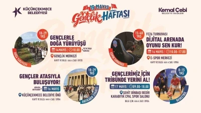 K&uuml;&ccedil;&uuml;k&ccedil;ekmece&rsquo;de 19 Mayıs Gen&ccedil;lik Haftası etkinlikleri başlıyor
