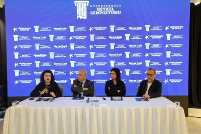 K&uuml;&ccedil;&uuml;k&ccedil;ekmece&rsquo;de bir ilk: Heykel Sempozyumu başladı
