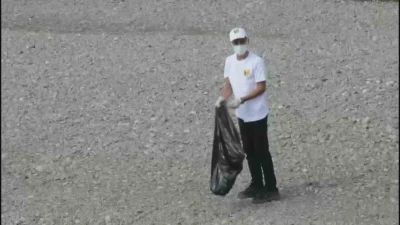 ‘Kulp Benim Evim’ Projesi kapsamında öğrenciler çöp topladı
