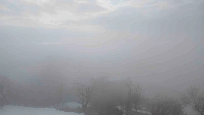 Kulp il&ccedil;esinde yoğun sis etkili oldu
