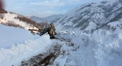 Kulp&rsquo;ta kış y&uuml;z&uuml;n&uuml; sert g&ouml;sterdi
