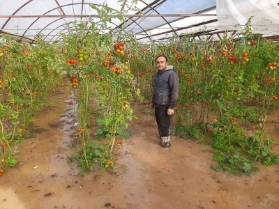 Kumluca&rsquo;da hortum seraları par&ccedil;aladı
