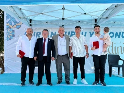 Kur’an kursunu bitiren öğrencilere bisiklet sürprizi
