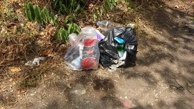 Kuraklık yetmedi, şimdi de çöplerle boğuşuyor
