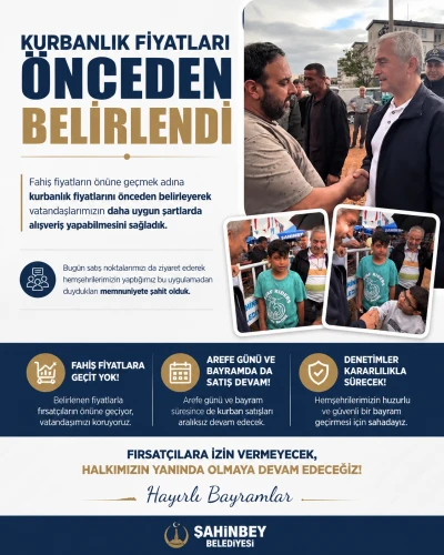 Kurban Satış Noktalarında Yoğun Denetim: &ldquo;Fırsat&ccedil;ılara Ge&ccedil;it Yok&rdquo;