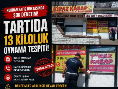 Kurban Satış Noktasında Şok Denetim: Tartıda 13 Kiloluk Eksik Tartım İddiası