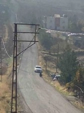 Kurtalan’da maddi hasarlı kaza