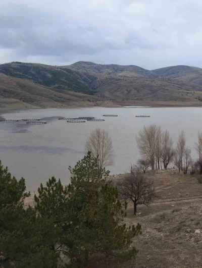 Kurumaya y&uuml;z tutan barajda doluluk oranı y&uuml;zde 50 seviyelerine yaklaştı
