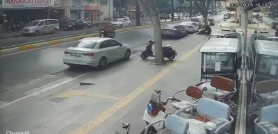 Kuryelerin seyir halinde sohbeti hastanede bitti
