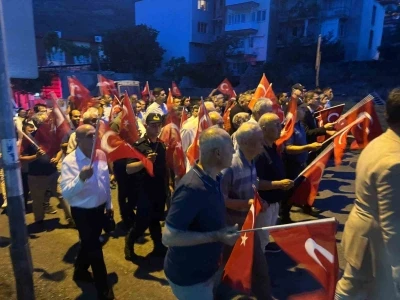 Kuşadası, Didim ve Bozdoğan&rsquo;da 15 Temmuz unutulmadı
