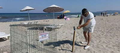 Kuşadası&rsquo;nda caretta carettalardan umutlandıran yuva
